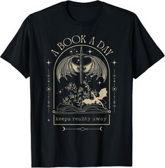 NEW LIMITED! Vintage Book Day Keeps Reality Away Spicy Tee – MADE IN USA