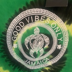 NWT Show Off Clothing Jamaica Good Vibes Only Tie Dye T Shirt Size Large