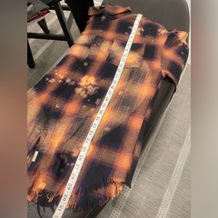 Valabasas v bleached men flannel shirt Sz L