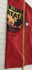 The Lion King Shirt Men’s 2XL Hakuna Matata Disney Red Tee Simba New