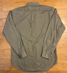 Polo Ralph Lauren Olive Green Button Up Shirt Classic Fit Blake Cotton Size M