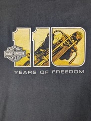 Harley Davidson Museum T-shirt Black 2XL 110 Years of Freedom Milwaukee, WI