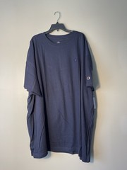 Champion Men’s Classic Everyday T-Shirt Size 5XLT Navy New Big & Tall