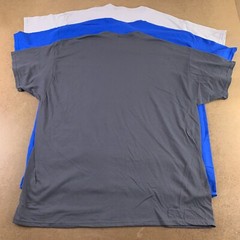 Men’s XL Charcoal Blue Gray Short Sleeve Crew Neck T-Shirt 3 Pieces New