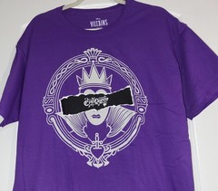 Disney Villains Evil Queen Purple Adult Graphic T Shirt M Medium NEW Loot Crate