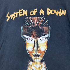 Vintage System Of A Down Mezmerize T Shirt Size Large 2005 SOAD Band Tee