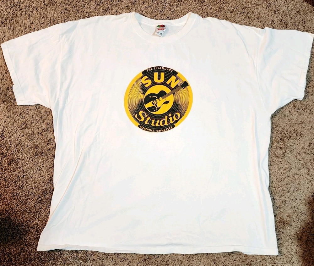 Vintage Sun Studio Memphis Tennessee T-shirt Men’s 3XL White Fruit Of The Loom