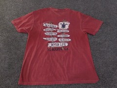 Comfort Colors Shirt Mens XL Red georgia St Mary tee classic