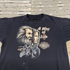 Vintage 80s Harley Davidson Shirt 3d Emblem A Way Of Life Large