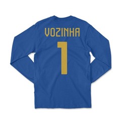 Cape Verde 2026 Soccer Vozinha 1 Jersey-Style Long Sleeve T-Shirt