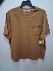 Mens Size 2XL 50-52 Wrangler Heavyweight Pen Pocket Tshirt Top NWT