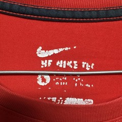 Nike Fly Shirt L Red Dri-FIT The Nike Tee Moisture Wicking Quick Drying