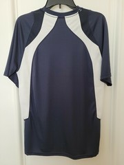 Champion Double Dry Athletic Tee T-Shirt – Medium – Blue/White – Excellent Cond