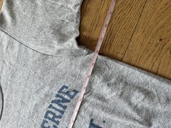 80s Champion St. Catherine College Athletic T-Shirt Gray Sz S Crew Neck