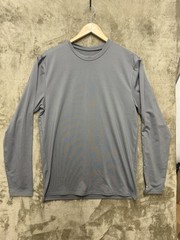 Champion Double Dry Gray Men’s Long Sleeve Shirt Size 2XL flawed