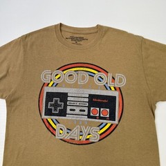 Nintendo Shirt Men Medium Controller Good Old Days Retro Logo Work Party Core Go