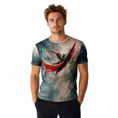 Warrior of Freedom Art T-Shirt by Natalia Savchenko Men’s Women’s Tee Ukraine