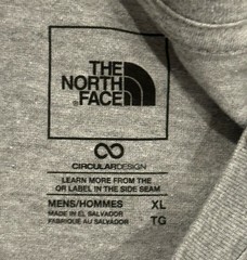The North Face Men’s Core Box NSE Short-Sleeve T-Shirt, Pale Gray Heather, XL