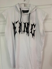 King Short Sleeve Hooded T-Shirt