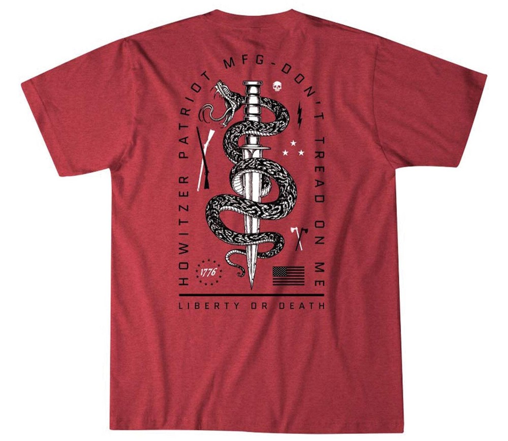 Howitzer Style Men’s T-shirt Blade Snake Military Grunt MFG