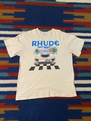 Rhude Grand Prix Miami 22 Graphic Print Tee T-Shirt Mens XL Streetwear