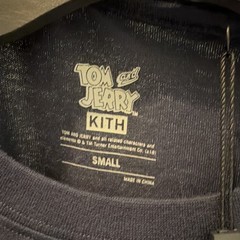 Kith x Tom and Jerry Long Sleeve Shirt Men’s Small Navy Graphic Tee NWT Rare