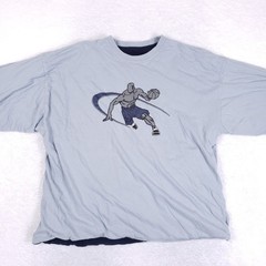 VTG AND 1 Reversible Long Sleeve Shirt Mens XL Navy Blue Streetball The Player
