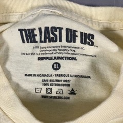 The Last of Us TV Show T-Shirt Men’s XL White Black Graphic Ripple Junction