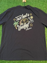 Chubbies T Shirt Mens XxL Blue Taco Bout A Weekend Graphic Novelty Tee Casual