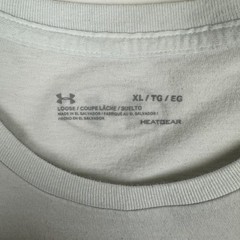 Under Armour HeatGear Mens XL T-Shirt White Freedom Celebrate Graphic