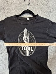 Tultex Tool Band T-Shirt Adult XL Black Eye Hand Graphic Cotton Rock Crew Neck