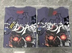 NEW Godspeed the sky Big Skull Head printing Tee Mens Cotton T-shirt