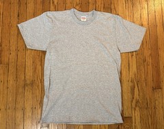 Supreme New York Gray Blank Shirt USA Hypebeast Skateboarding Size M NWOT