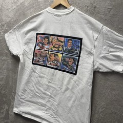 VTG 90s NASCAR Racing Country Time Lemonade Memorial Graphic T Shirt White XL