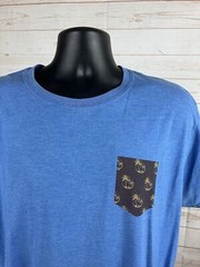 Malibu California Shirt Adult XL Blue Short Sleeve Souvenir Pre Owned