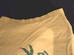 Vintage Bahamas Nassaa Sleveless TShirt Yellow with Green/Pink Logo- singled…