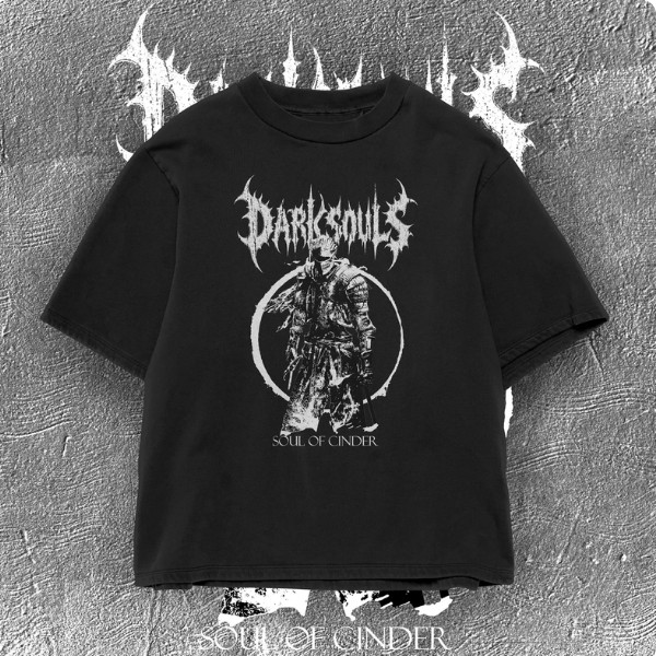 Soul of Cinder Graphic Tee | Dark Fantasy Game Shirt | Souls Boss Tshirt