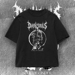 Soul of Cinder Graphic Tee | Dark Fantasy Game Shirt | Souls Boss Tshirt