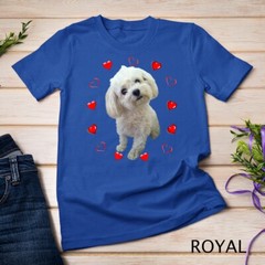 Maltese Dog Lover Puppy Owner Maltipoo Mix Fans Hearts Gift Unisex T-shirt