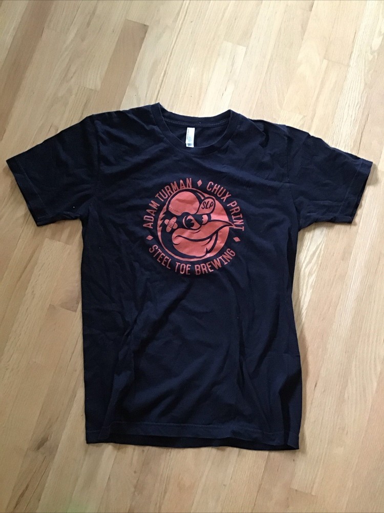 Adam Turman Medium M Shirt RARE BLACK Steel toe, USA Made StLouis Park SLP CHUX￼