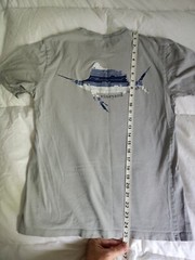Vineyard Vines Men SS Whale Pocket Crew Tee T-Shirt “SAILFISH WHALE LINE” sz XS