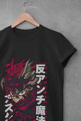 Black Clover Shirt Asta Tshirt Yuno T-Shirt Noelle Top Yami Luck Anime Demon Tee