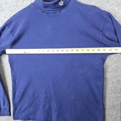 Medalist Men’s Blue Turtleneck Shirt Size M Cotton Scouts Embroidered Wolf SPOTS