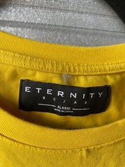 Eternity BC/AD Los Angeles GRAPHIC Embroidered Yellow T-Shirt Kobe Men’s XL