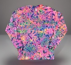 *New* 3XL & 4XL Handmade Tie Dye, Fiesta Pink Cruncht Crinkle, Crew or V-Neck