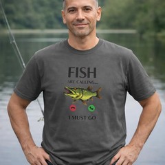 Fisherman Comfort Tee Funny Angler Fishing Lover Gift Idea
