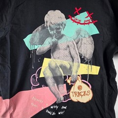 Original Fables OGF Cherub Angel Graphic Tee Tricks Patch Black L Skatespear