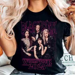Blackpink World Tour 2025 T-Shirt, Kpop Girl Group Tee, Concert Merch Gift