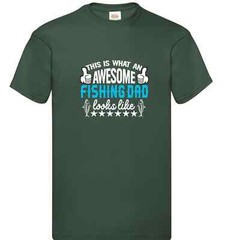 Fishing Awesome Fishing Dad Humour Novelty T Shirt Various Colours And Sizes