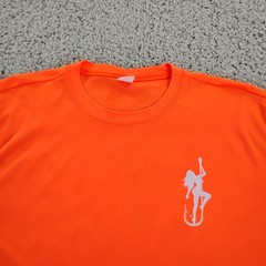 Dirty Hooker Shirt Mens Large Orange Performance Fishing Beach Beer Outdoor A8